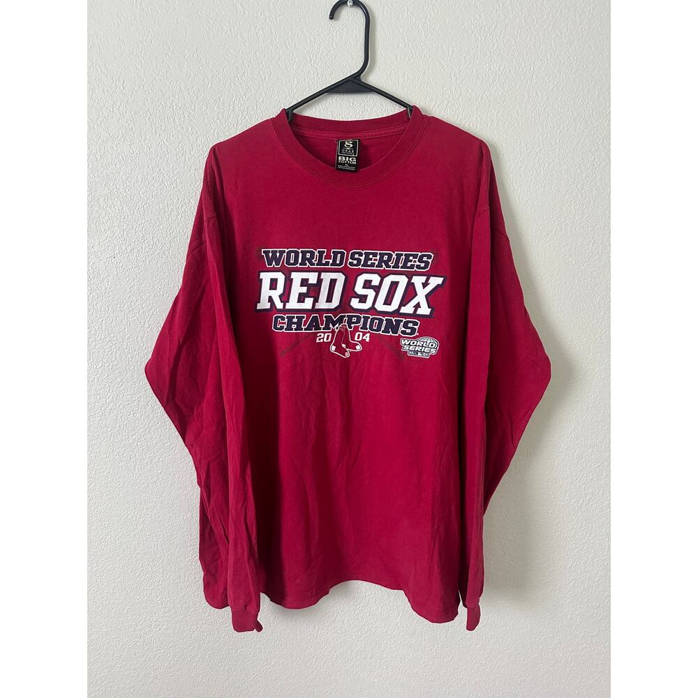Vintage 2004 Boston Red Sox World Series Long Sleeve - XL